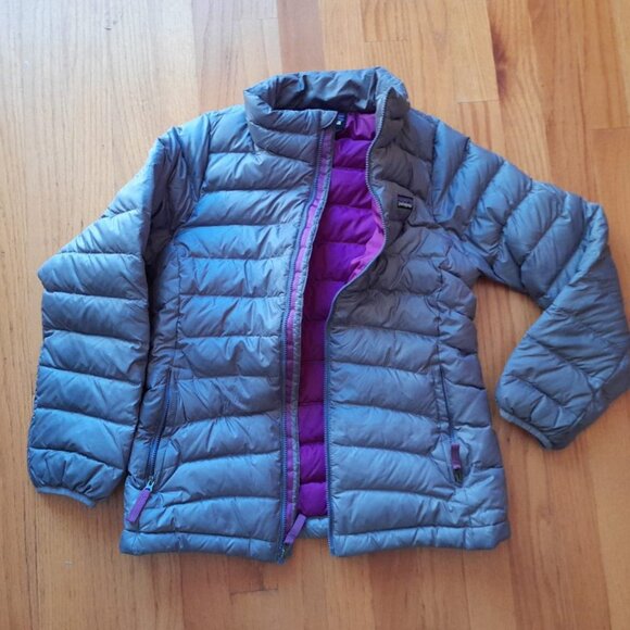 Patagonia Down Sweater Girls size L 12 - Picture 3 of 8